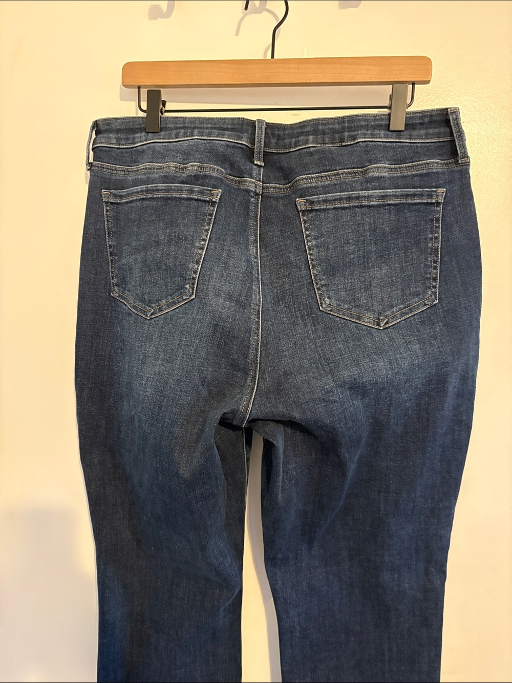 NYDJ Sheri Slim Straight High Rise Jeans 14 - Picture 3 of 7